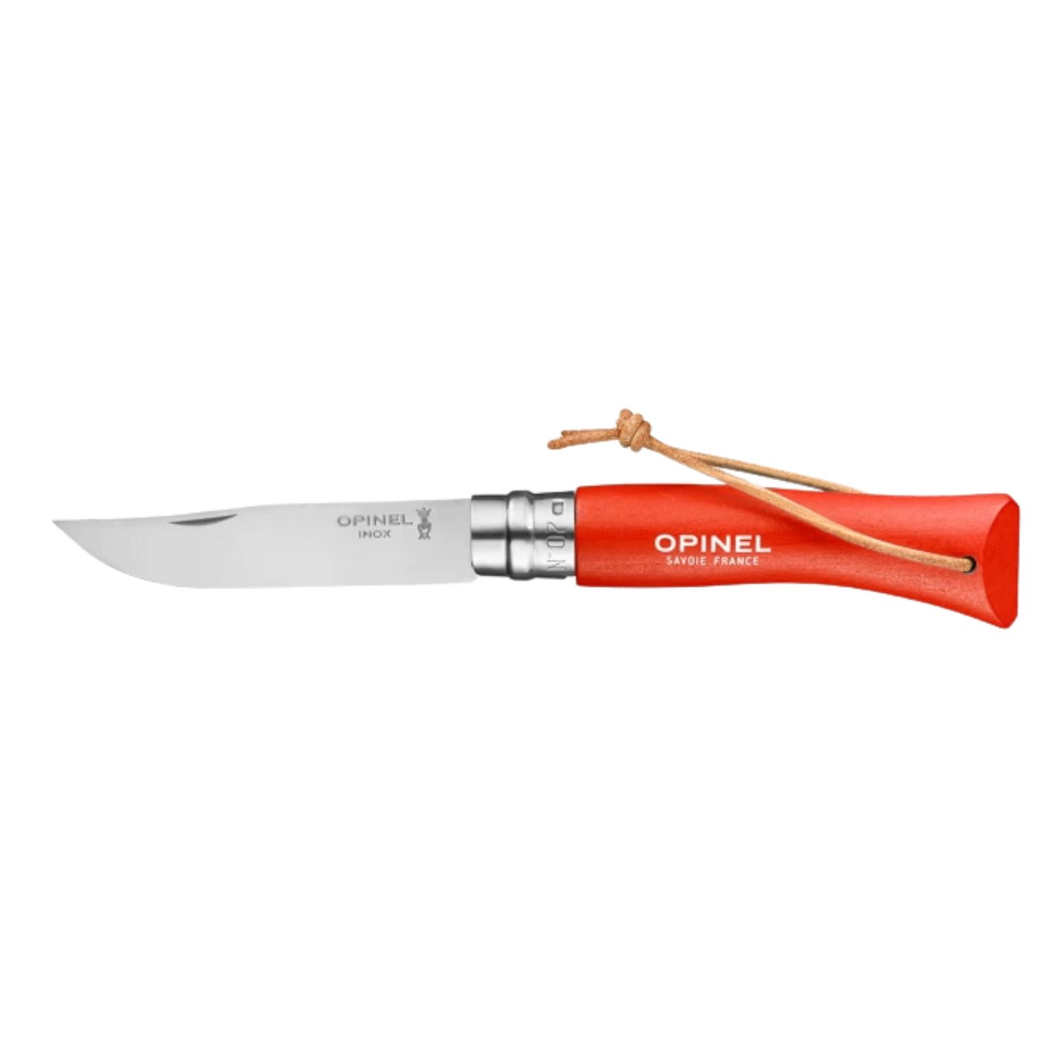 Katlanır Cep Çakısı - Opinel - Gürgen Ağacı Sap - Turuncu - No:7